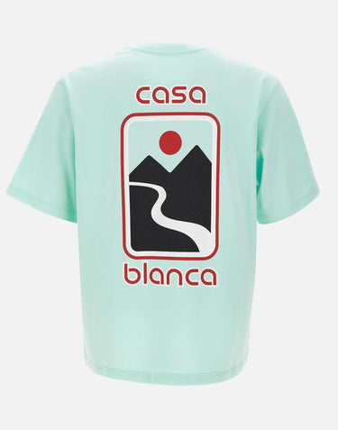 "Sunset valley t-shirt" MPF25JTS044 03 CASABLANCA 