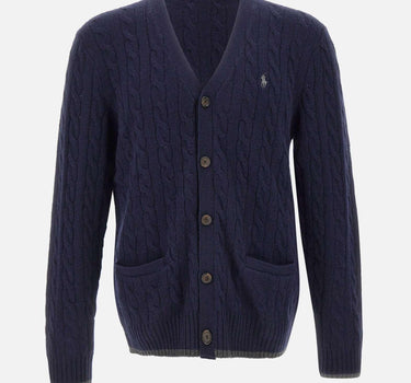 Cardigan a trecce in lana e cashmere 710949808 001 POLO RALPH LAUREN 