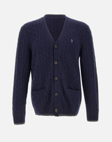 Cardigan a trecce in lana e cashmere 710949808 001 POLO RALPH LAUREN 