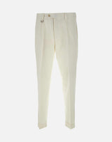 Pantaloni "Chino" in cotone e lyocell B123 51271102 PAOLO PECORA 