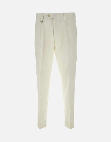 Pantaloni "Chino" in cotone e lyocell B123 51271102 PAOLO PECORA 