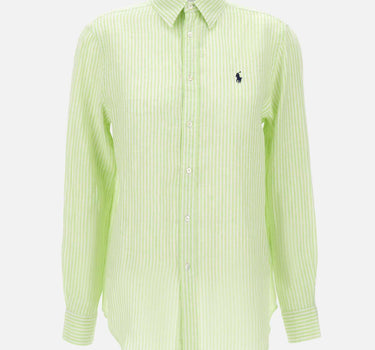 Camicia over in lino a righe 211A96158 001 POLO RALPH LAUREN 