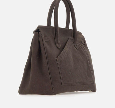 Borsa a mano riciclata 37502 BROWN ANOTHER CHANCE 