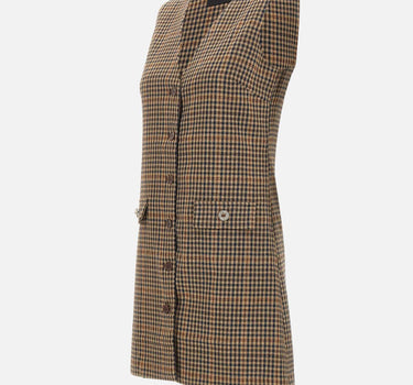 Vestito corto a quadretti MF5160T4335 P9002 LIU-JO 