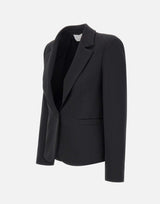 Blazer in crepe RI1CO016 0001 KAOS 