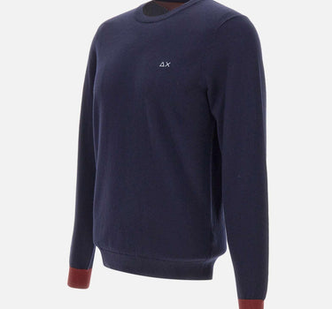 Maglia in lana e cotone K45143 07 SUN68 