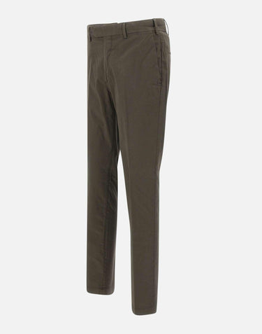 Pantaloni "Dvr3" in cotone e seta DVR3A028 TC400 DEVORE' 