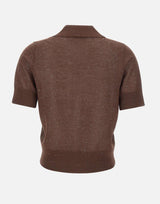 Polo con micro paillettes 390026 833 KANGRA 