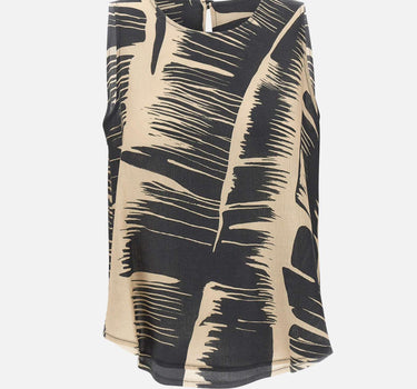 Top in misto lino SP5MR016 1083 KAOS 