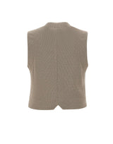 Gilet in misto cotone DRUG567 T567NOCE BOB 