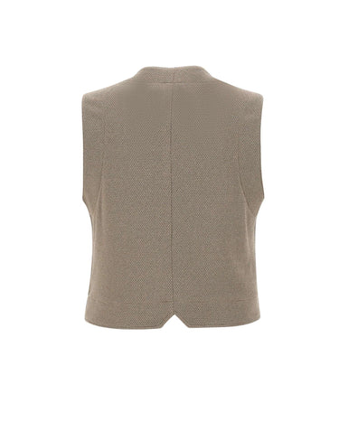 Gilet in misto cotone DRUG567 T567NOCE BOB 