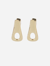 "Organic pair earrings on the design of our iconica 1969 bag chain" 25ABB0436MET795 P710 RABANNE 