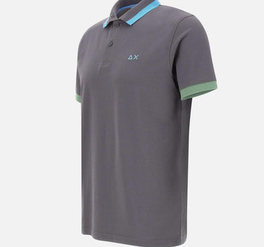 Polo "Big stripes on collar" A35112 99 SUN68 