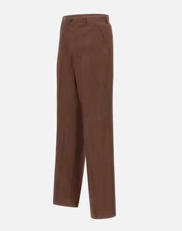 Pantaloni in misto viscosa e lino S6LAMAPA082 920 LANEUS 