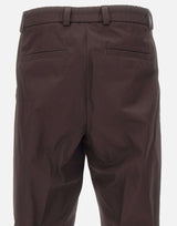 Pantaloni con pince in cotone 50563825 210 BOSS 