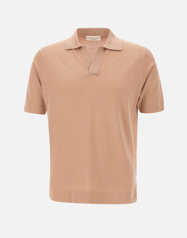 Polo in crepe di cotone PL0MCSK CR14R300 FILIPPO DE LAURENTIIS 