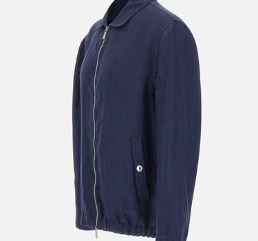 Giacca full zip in lino M75GBTM40 TES0M12311 ELEVENTY 