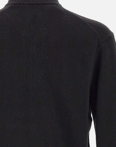 Maglione a collo alto in lana cardata con zip AH3052 031 LACOSTE 