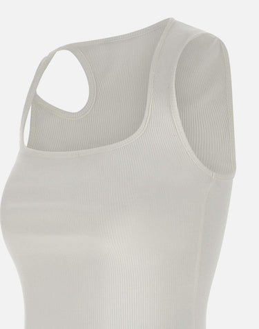 "Lounge dirndl tank  top" 10410420401 WHT OTTOLINGER 