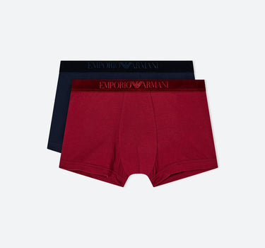 Set 2 Pack boxers in jersey di cotone organico EM000253 AF15005M5059 EMPORIO ARMANI 