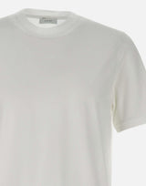T-shirt in crepe di cotone DK87114 BIANCO DIKTAT 
