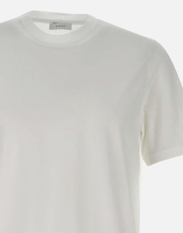 T-shirt in crepe di cotone DK87114 BIANCO DIKTAT 