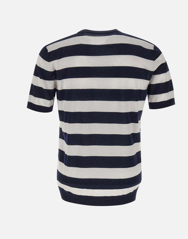 Maglia in cotone a righe 303321 038 KANGRA 