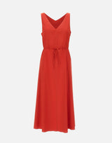Abito con scollo a V in misto cotone V169552035 870POP VINCE. 