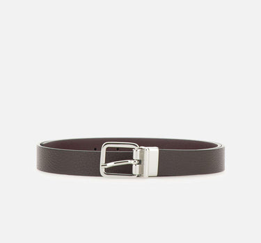 Cintura in pelle reversibile CNK00963 GRNNAESPRESSOANTIQUERUBY GIANNI CHIARINI 