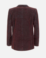 Blazer effetto denim SH2BN0019 M30039227 MM6 MAISON MARGIELA 