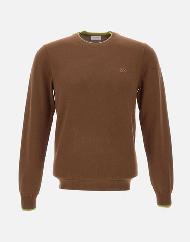 Maglia in lana e cotone K45141 08 SUN68 