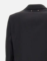 Blazer "Tuxedo" in fresco lana GMP01671 P000096590100 GOLDEN GOOSE 