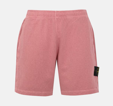 Shorts in felpa malfilé effetto "old" 6200014S0060 V018G STONE ISLAND 