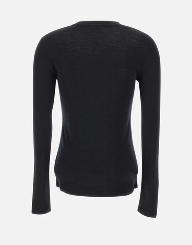 T-shirt in lana merino T45217 11 SUN68 