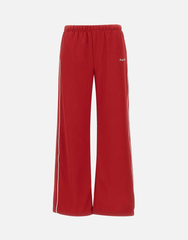 Pantaloni di tuta retrò con logo PA054710326RE33 RUBY SPORTY & RICH 