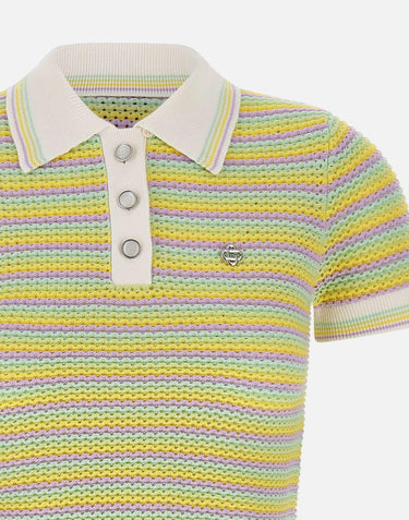 Polo "Bourgeois" a righe WSS26KW1292 01 CASABLANCA 