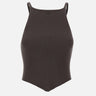 Top "Signature pointy rib knit" 125MTO042FI0001 CARBON COURREGES 