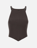 Top "Signature pointy rib knit" 125MTO042FI0001 CARBON COURREGES 