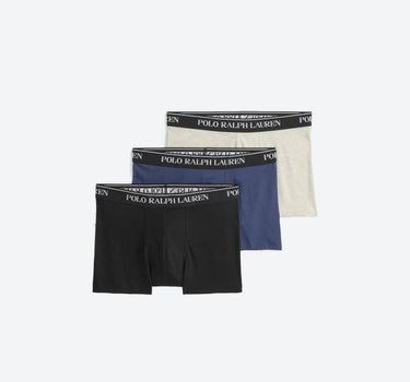 Set 3 boxer in cotone stretch 714830299 177 POLO RALPH LAUREN 