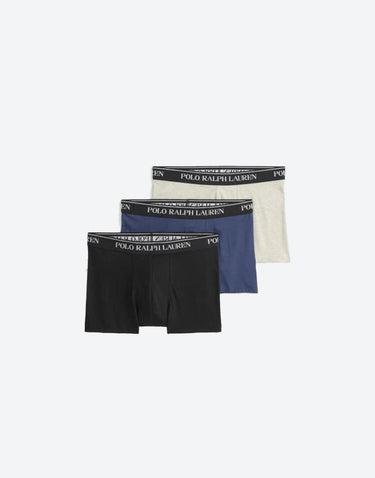 Set 3 boxer in cotone stretch 714830299 177 POLO RALPH LAUREN 