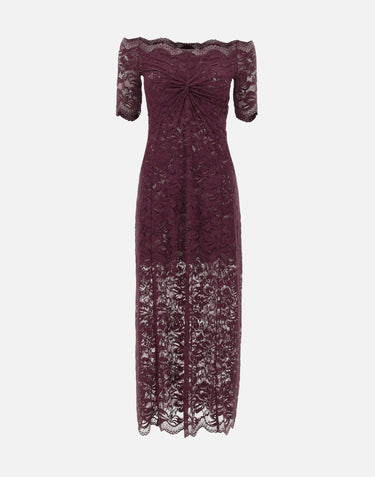 Abito midi in pizzo 26AJR0106PA0170 P534 RABANNE 