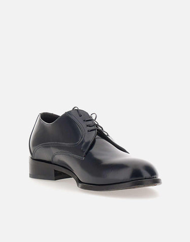Stringate "CL21" in pelle spazzolata CL21489 BLU DUCA DEGLI ABRUZZI 