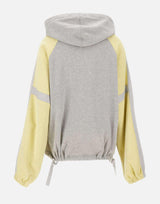 Giacca bomber bicolor in pile 260WCB00110 JJF007AA841 THE ATTICO 