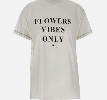 T-shirt in jersey di cotone leggero MA03051E2 270 ELISABETTA FRANCHI 