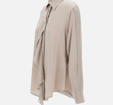 Camicia  "Asymmetric Ruffle Blouse" in seta 1125WSH005505A HEATHER VICTORIA BECKHAM 
