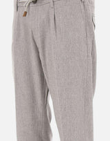 Pantaloni in lana X75PANB21 TES0H02713 ELEVENTY 