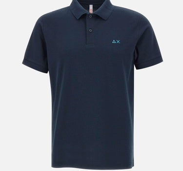 "Print under collar polo shirt" A35115 07 SUN68 