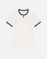 T-shirt "Signature Contrast" VESJTS020JS0070 HERWHTBLK COURREGES 