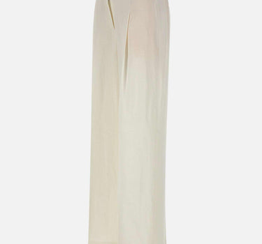 Pantaloni relaxed fit in misto lino 50557443 100 BOSS 