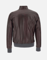 Giacca in pelle "12 Bomber Reversibile Fibula" 12BOMBER FIBULABORDO VOLFAGLI 